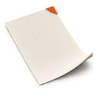 Folha de papel em branco